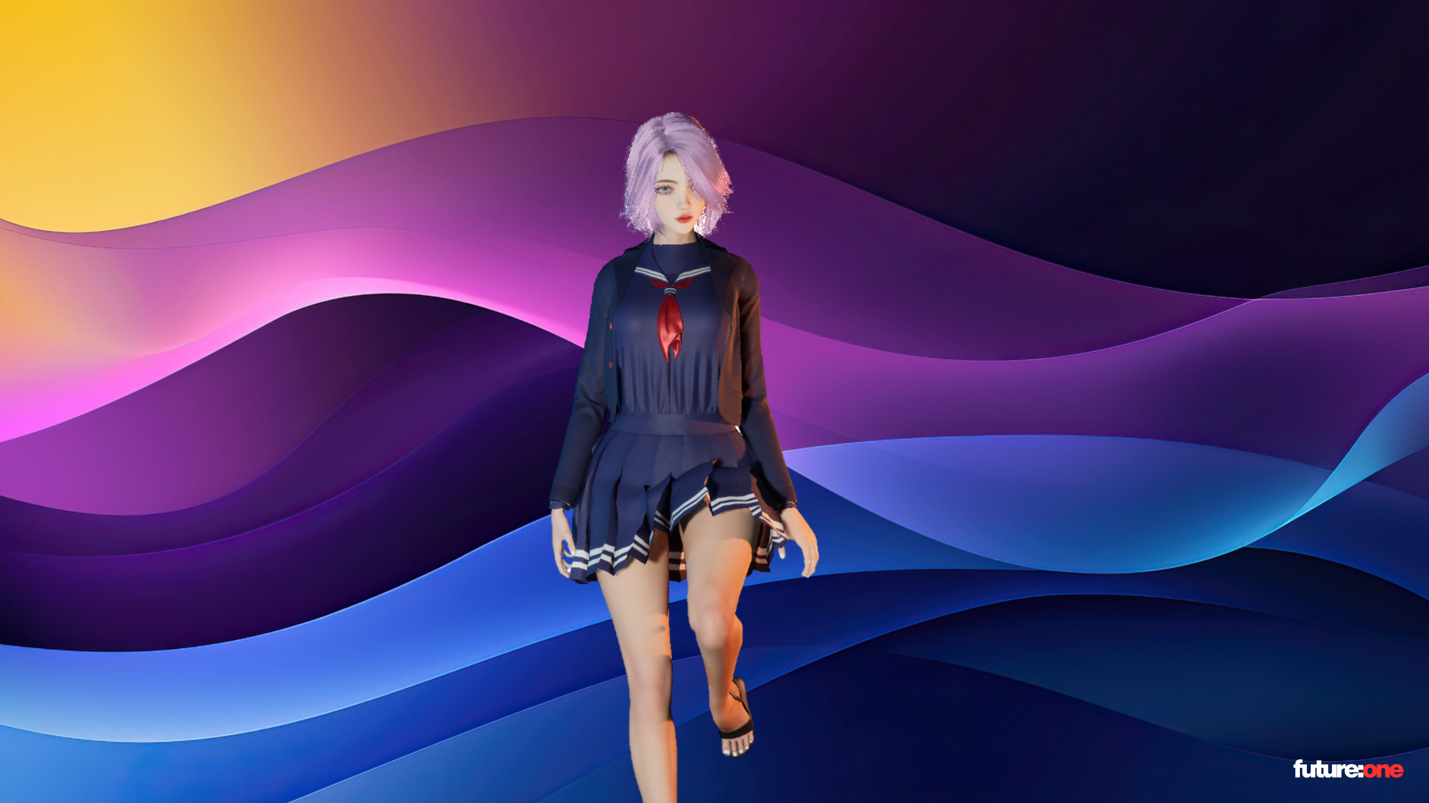 FUTURE:ONE school uniform outfit screenshot